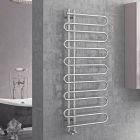 Eucotherm Mamba Chrome Ladder Towel Radiator - 1400x600mm shown (Valves not included)